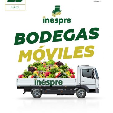 Programación de las bodegas móviles del Inespre del domingo 23 de mayo del 2021