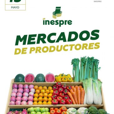 Programación de los mercados de productores del Inespre del sábado 15 de mayo del 2021