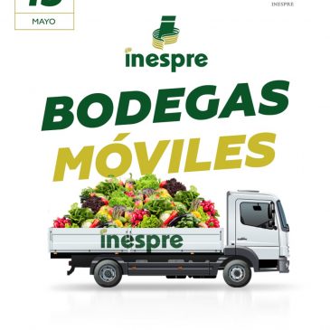 Programación de las bodegas móviles del Inespre del sábado 15 de mayo del 2021