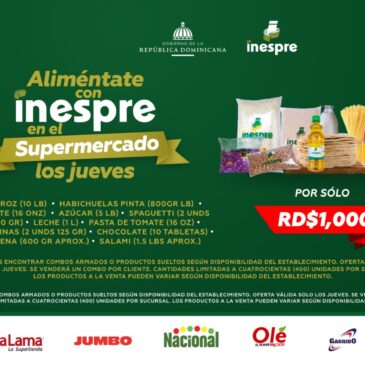 “Aliméntate con el Inespre en el Supermercado se realizará todos los jueves