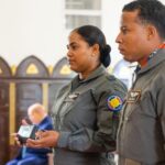 Representantes del Inespre asisten a misa de la Fuerza Aérea de República Dominicana