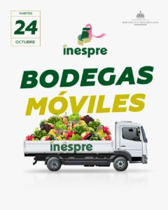 Programación de las bodegas móviles del Inespre del martes 24 de octubre del 2023