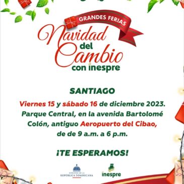 Feria de Navidad del Cambio con el Inespre en Santiago