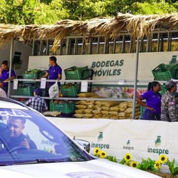 Inespre retoma operativos de venta de alimentos a bajos precios en sede policial de Santiago