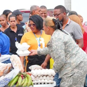 Inespre beneficia a empleados de Radio Televisión Dominicana venta de alimentos a bajos costos