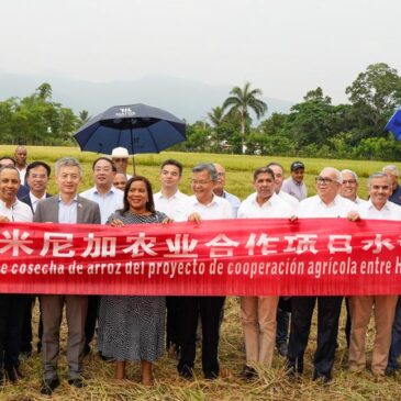 Director del Inespre asiste a ceremonia de Cosecha de Arroz del Proyecto de Cooperación Agrícola Hunan-RD 2024