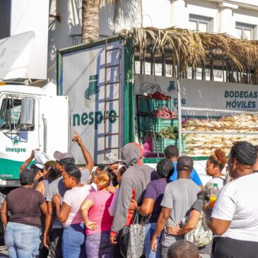 Inespre apoya fiestas patronales de Azua con venta de comida barata