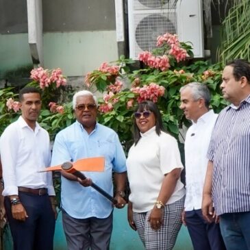 Director del Inespre participa en el  inicio de la remodelación del Edificio Presidente Antonio Guzmán Fernández de Santiago